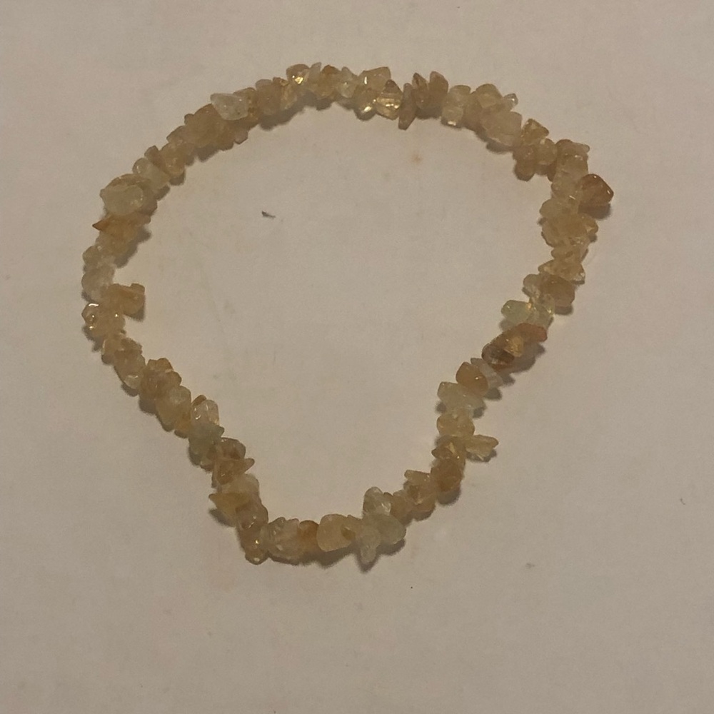 Citrine Crystal Stretch Chocker Necklace